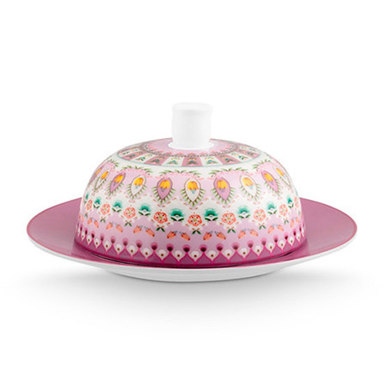 Imagem MANTEIGUEIRA MOON DELIGHT VIOLETA LILY&LOTUS EM PORCELANA 8X17CM - PIP STUDIO