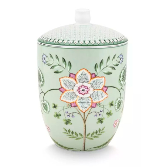 Imagem POTE VERDE CLARO 1,5L LILY&LOTUS EM PORCELANA 21X14CM - PIP STUDIO