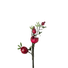 Imagem de GALHO DECORATIVO DE NATAL COR VERDE E VERMELHO DE PLÁSTICO 90CM - DINATALE IMPORT - Dinatale Import Ltda