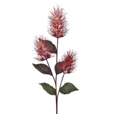 Imagem de HASTE DECORATIVA DE CIRSIUM COR CORAL EM PLÁSTICO MOLDÁVEL 90X15CM - GRILLO - Grillo Ltda