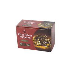 Imagem de PISCA PISCA NATALINO AMARELO 8 FUNÇÕES COM 100 LEDS 4,3M 220V - GRILLO 56505 - Grillo Ltda