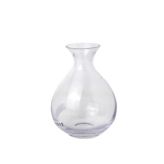 Imagem VASO DECORATIVO EM VIDRO TRANSPARENTE 11X11X15 CM - GRILLO 58296