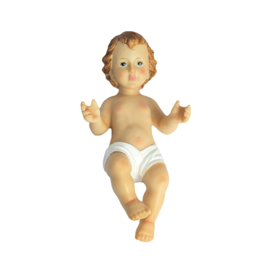 Imagem MENINO JESUS DECORATIVO EM RESINA 19X9X7CM - ARTESANATOS IRACEMA