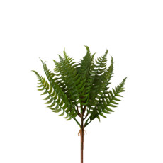 Imagem de HASTE DE FOLHAGEM DECORATIVA VERDE DE PLÁSTICO 45CM - GRILLO - Grillo Ltda