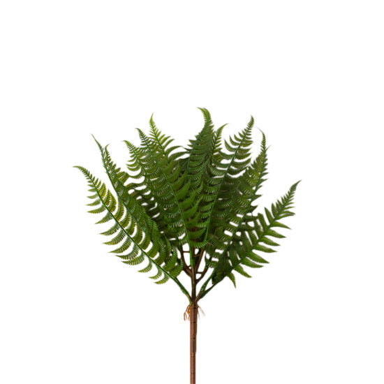 Imagem HASTE DE FOLHAGEM DECORATIVA VERDE DE PLÁSTICO 45CM - GRILLO
