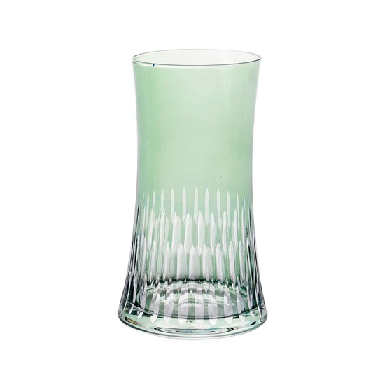 Imagem CONJUNTO DE COPOS EM VIDRO VERDE 400ML 6 PEÇAS 14,5X8CM - CROSS