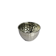Imagem de BOWL MARTELADO EM AÇO INOX 8,5X14,5CM - LILIAN GIFT DESIGN - Lilian Distribuidora Comercial Ltda