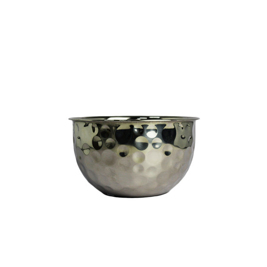 Imagem BOWL MARTELADO EM AÇO INOX 11X19CM - LILIAN GIFT DESIGN