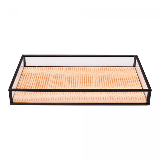 Imagem BANDEJA RETANGULAR DECORATIVA TOSCANA 3,5X25X15CM - WOLFF