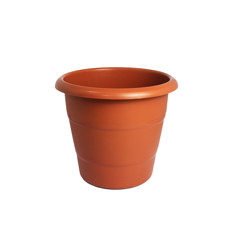 Imagem de VASO PARA PLANTAS EM POLIPROPILENO COR TERRACOTA 27X31CM - ATACAPLAST - Atacaplast Comercio E Distribuidora Ltda