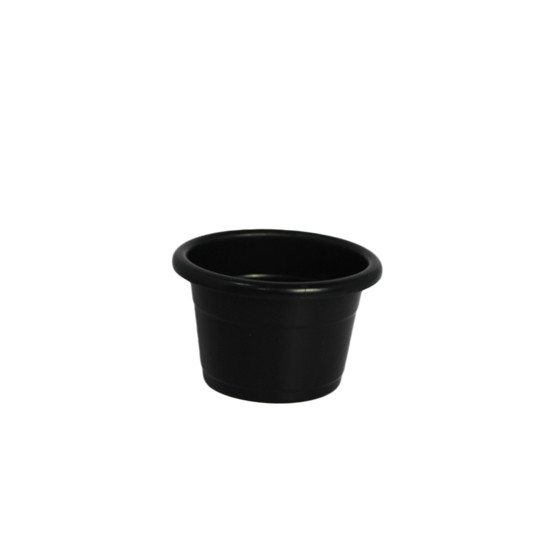 Imagem VASO PREMIUM PARA PLANTAS EM POLIPROPILENO PRETO 7X12CM - ATACAPLAST