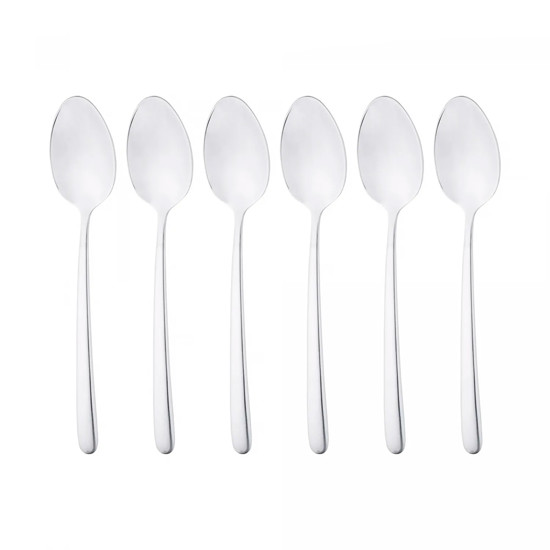 Imagem CONJUNTO VIENA 6 COLHERES PARA CAFÉ EM AÇO INOX 11X2,5X1,5CM - WOLFF