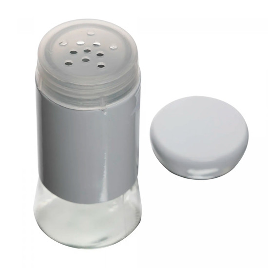 Imagem PORTA TEMPEROS VERSATILE 135ML BRANCO EM VIDRO 11X5,5CM - WOLFF