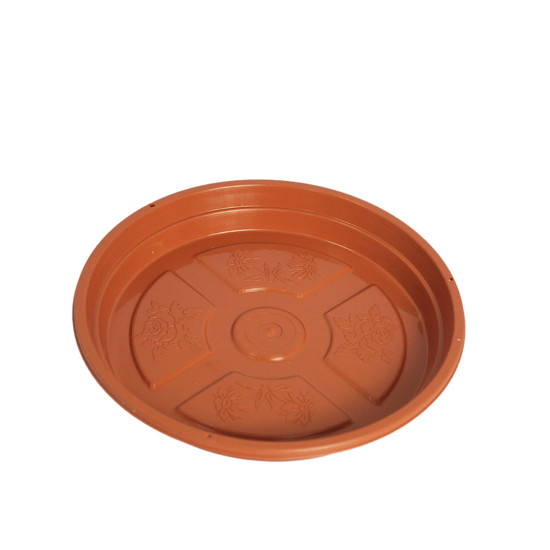 Imagem PRATO PARA VASO DE PLANTAS EM POLIPROPILENO COR TERRACOTA 2,5X18CM - ATACAPLAST