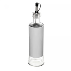 Imagem de GARRAFA BRANCA PARA AZEITE COM TAMPA VERSATILE 300ML EM VIDRO 24,5X6,5CM - WOLFF - Rojemac Impotacao E Exportacao Ltda