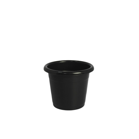 Imagem VASO PREMIUM PARA PLANTA EM PLÁSTICO PRETO 12X14CM - ATACAPLAST