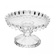 Imagem de PRATO GENEVA EM CRISTAL COM PÉ 8X13,5CM - WOLFF - Rojemac Impotacao E Exportacao Ltda