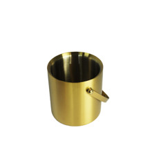 Imagem de BALDE DE GELO DOURADO 2L COM ALÇA 17X15CM - LILIAN GIFT DESIGN - Lilian Distribuidora Comercial Ltda