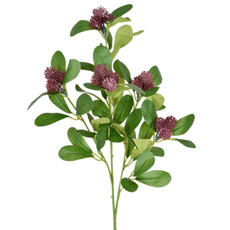 Imagem de HASTE DECORATIVA DE PINHAS COR ROSA OUTONO EM PLÁSTICO MOLDÁVEL 66X18CM - GRILLO - Grillo Ltda