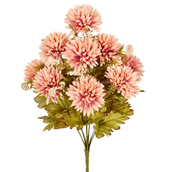 Imagem BUQUÊ DECORATIVO DE CRISÂNTEMO LAVANDA OUTONO EM PLÁSTICO MOLDÁVEL - GRILLO