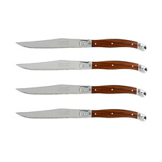 Imagem de CONJUNTO 6 FACAS ESTILO LAGUIOLE EM AÇO INOX E MADEIRA 1,5X23X2CM - CROSS - Cross Comercial Ltda