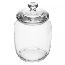 Imagem de POTE HERMÉTICO PURE 1,6L EM VIDRO 17X12X12CM - LYOR - Coliseu Presentes Ltda