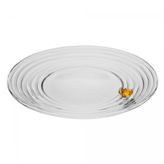 Imagem de PRATO PARA SOBREMESA LITTLE BEE EM CRISTAL 2X19X19CM - LYOR - Coliseu Presentes Ltda