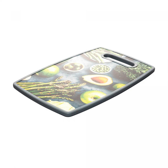 Imagem TÁBUA PARA CORTE DE PLÁSTICO COM ESTAMPA DE ABACATE 1X30X20CM - LYOR