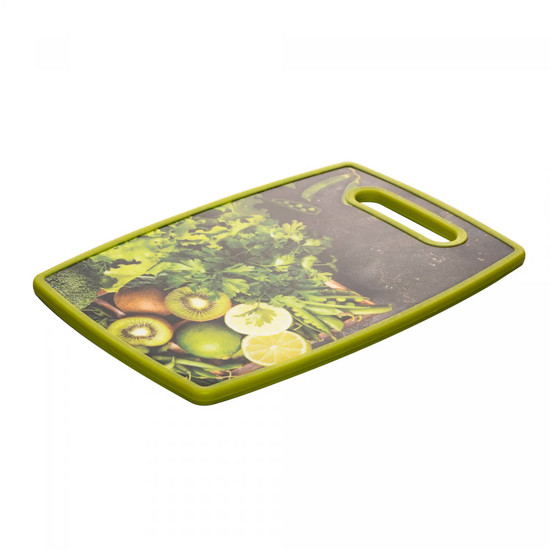 Imagem TÁBUA PARA CORTE DE PLÁSTICO COM ESTAMPA DE KIWI 1X30X20CM - LYOR