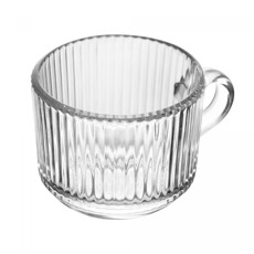 Imagem de XÍCARA DE CAFÉ LINES 90ML EM VIDRO 5X8X6CM - WOLFF - Rojemac Impotacao E Exportacao Ltda