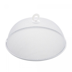 Imagem de TELA PROTETORA PARA ALIMENTOS DE METAL REVESTIDA COM PLÁSTICO BRANCA - LYOR - Coliseu Presentes Ltda