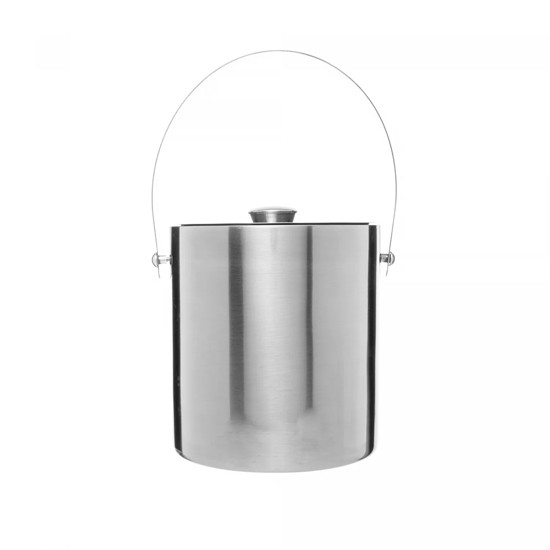 Imagem BALDE DE GELO EM AÇO INOX OLD FASHIONED 17X16,5X16,5CM - WOLFF