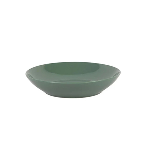 Imagem PRATO FUNDO EM PORCELANA VERDE SÁLVIA 4X20X20CM - L'HERMITAGE