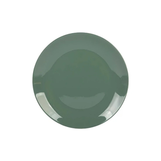 Imagem PRATO PARA SOBREMESA MIX & MATCH EM PORCELANA VERDE SÁLVIA 2X20X20CM - L'HERMITAGE