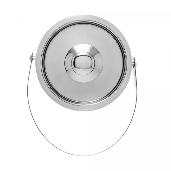 Imagem BALDE DE GELO EM AÇO INOX OLD FASHIONED 17X16,5X16,5CM - WOLFF