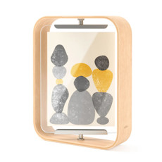 Imagem de PORTA-RETRATO BELLWOOD EM MADEIRA E VIDRO 20X25CM - UMBRA - Umbra Design Representacoes Comerciais Ltda