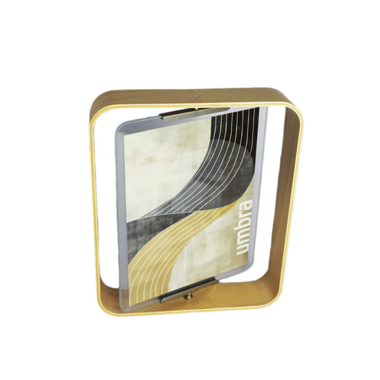 Imagem PORTA-RETRATO BELLWOOD EM MADEIRA E VIDRO 20X25CM - UMBRA