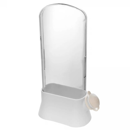 Imagem POTE CONSERVADOR DE ERVAS E TEMPEROS FRESCOS EM PLÁSTICO BRANCO 27X15X7,5CM - LYOR