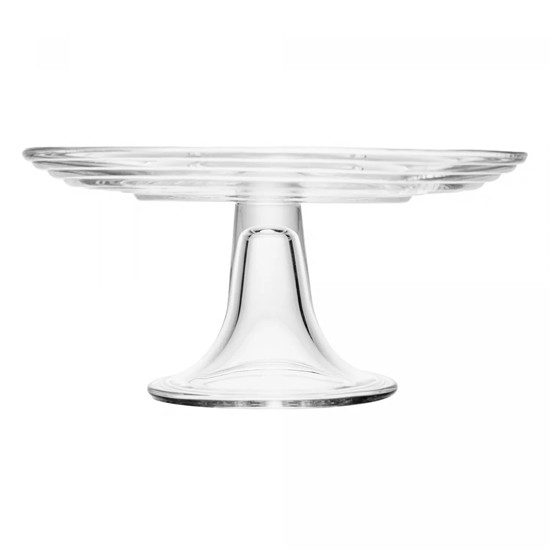 Imagem PRATO PARA BOLO COM PÉ LITTLE BEE EM CRISTAL 10X19X19CM - LYOR