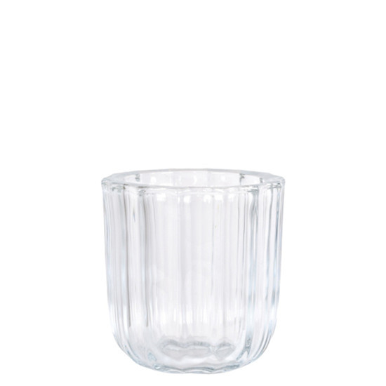 Imagem VASO DE VIDRO DECORATIVO PEQUENO 8X7,5X7,5CM - GRILLO