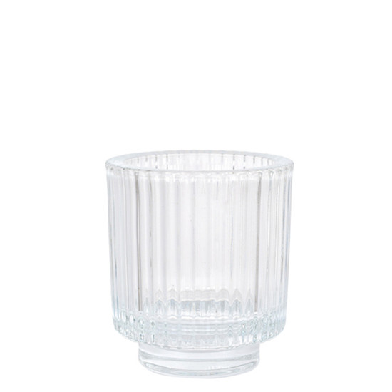 Imagem VASO DE VIDRO DECORATIVO PEQUENO 9X7,5X7,5CM - GRILLO