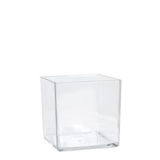 Imagem de VASO QUADRADO DECORATIVO EM ACRÍLICO 6X6X6CM - GRILLO - Grillo Ltda