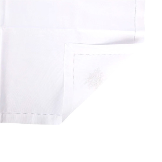 Imagem TOALHA DE MESA RETANGULAR NATALINA BRANCA COM ÁRVORE 220X160CM - CROMUS