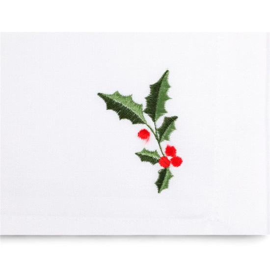 Imagem GUARDANAPO DE PAPEL NATALINO BRANCO 40X40CM - CROMUS