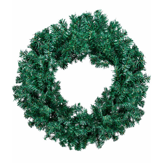 Imagem GUIRLANDA NATALINA DECORATIVA 240 GALHOS VERDE EM PLÁSTICO E METAL 90CM - GRILLO