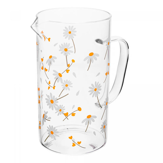 Imagem JARRA SUNFLOWER 1,2L VIDRO BOROSSILICATO 18,5X16,5X10CM - WOLFF