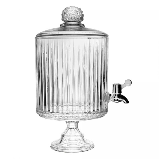 Imagem SUQUEIRA DE CRISTAL ECOLÓGICO COM PÉ E TAMPA BANGKOK 4,5L - WOLFF