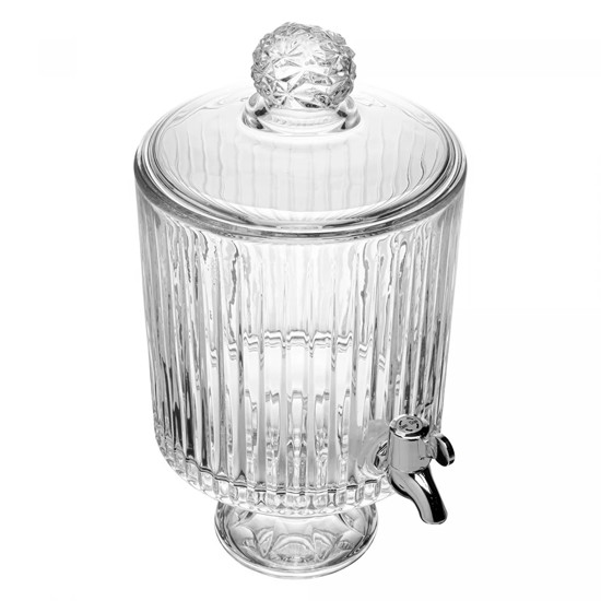 Imagem SUQUEIRA DE CRISTAL ECOLÓGICO COM PÉ E TAMPA BANGKOK 4,5L - WOLFF