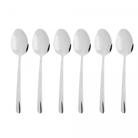 Imagem CONJUNTO 6 COLHERES PARA SOBREMESA VIENA EM AÇO INOX - WOLFF