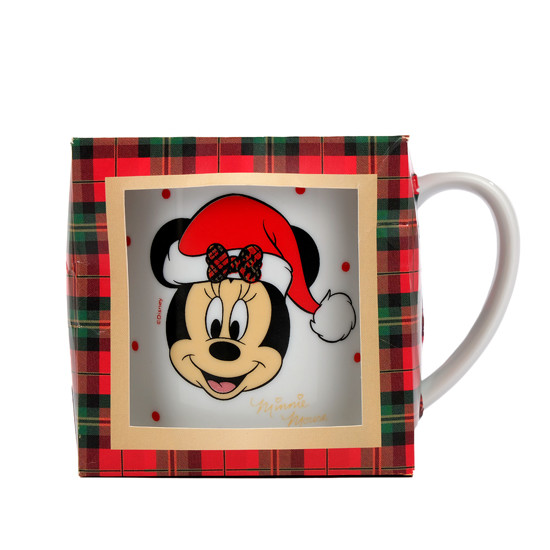 Imagem KIT PRESENTE CANECA MINNIE EM PORCELANA 325ML - CROMUS